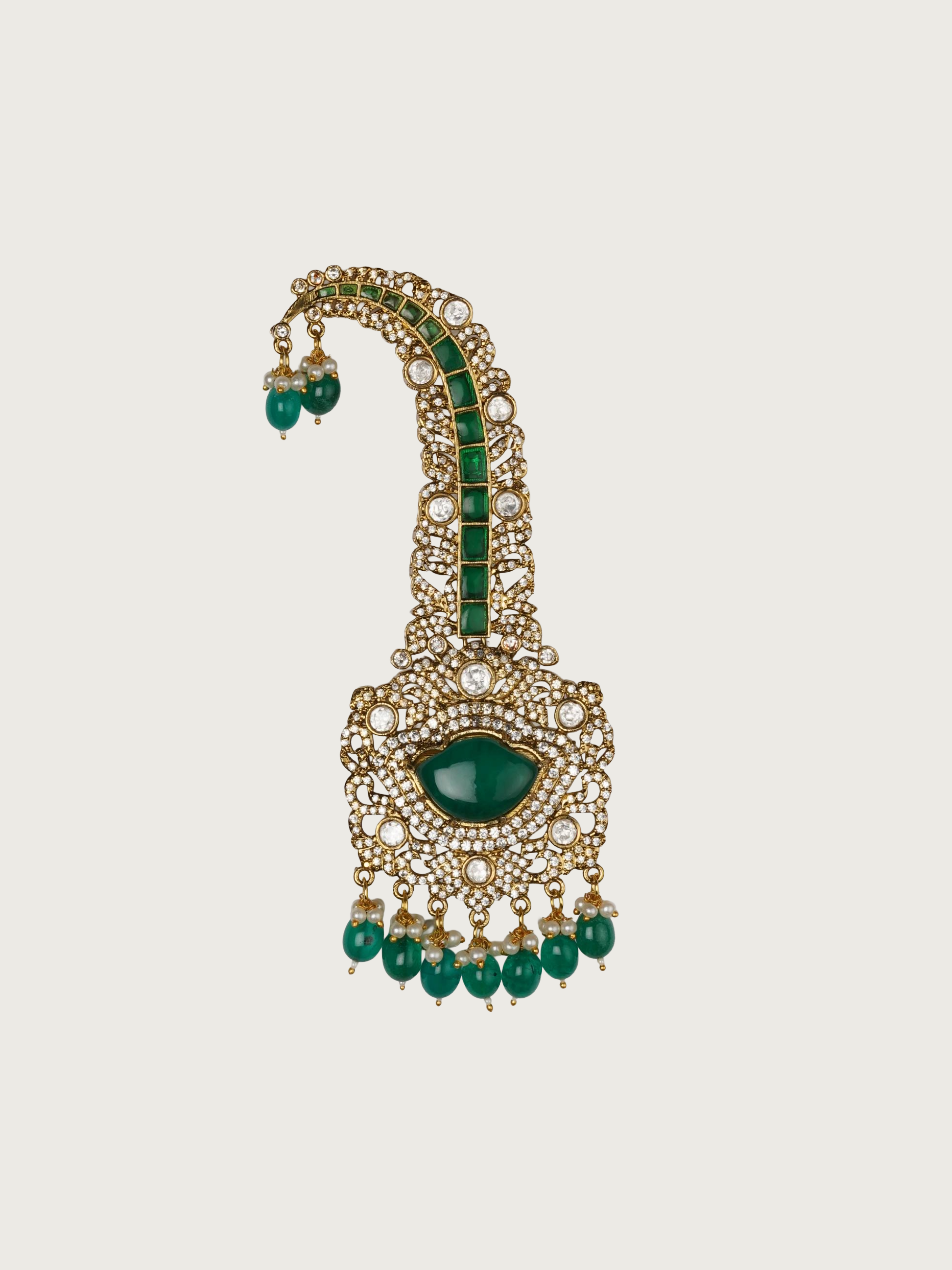 Gold Plated Jadau Kundan Kalangi - MKLG36