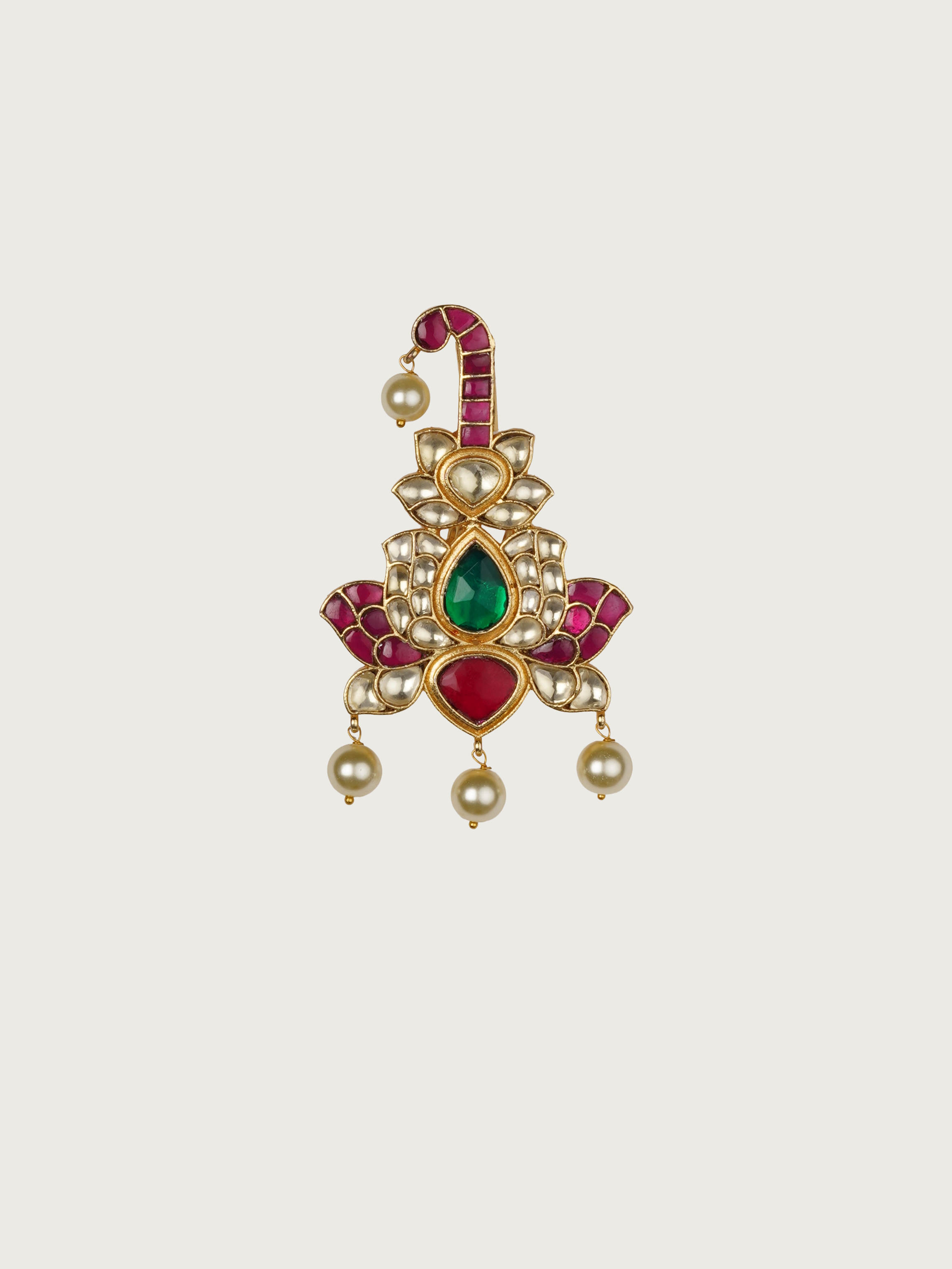 Gold Plated Jadau Kundan Kalangi - MKLG37