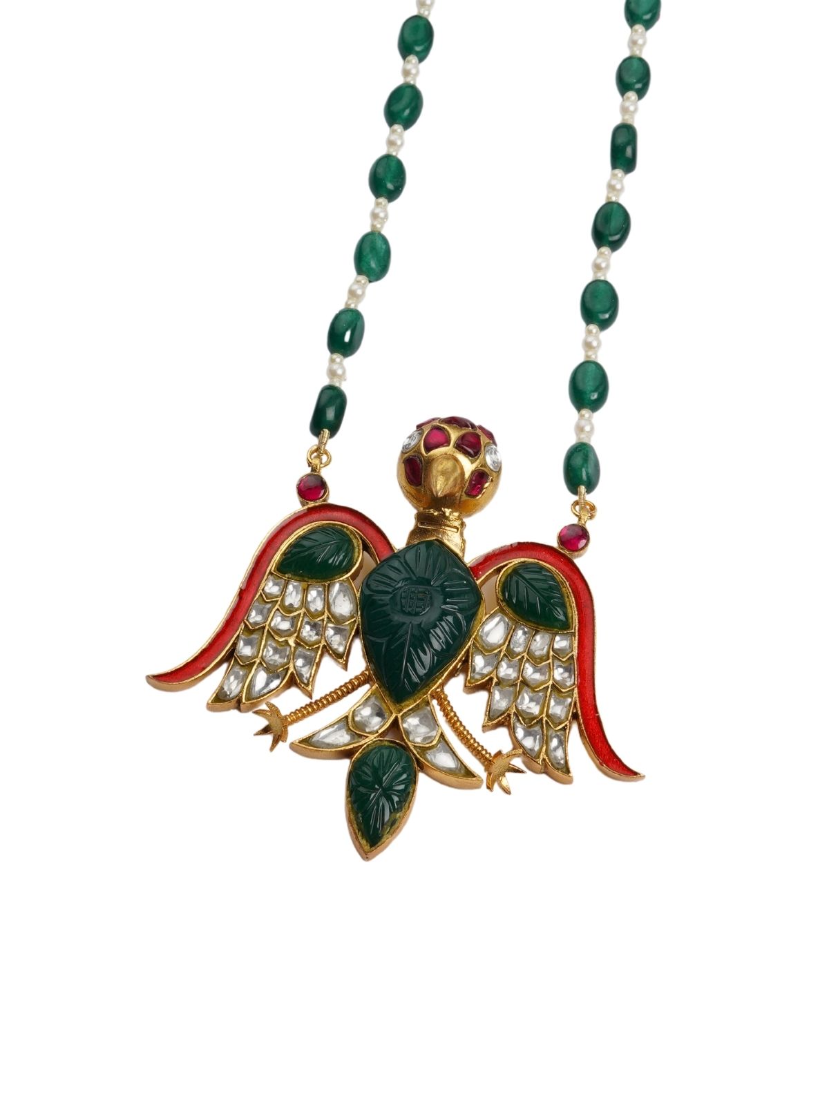 Gold Plated Jadau Kundan Necklace - MN546M