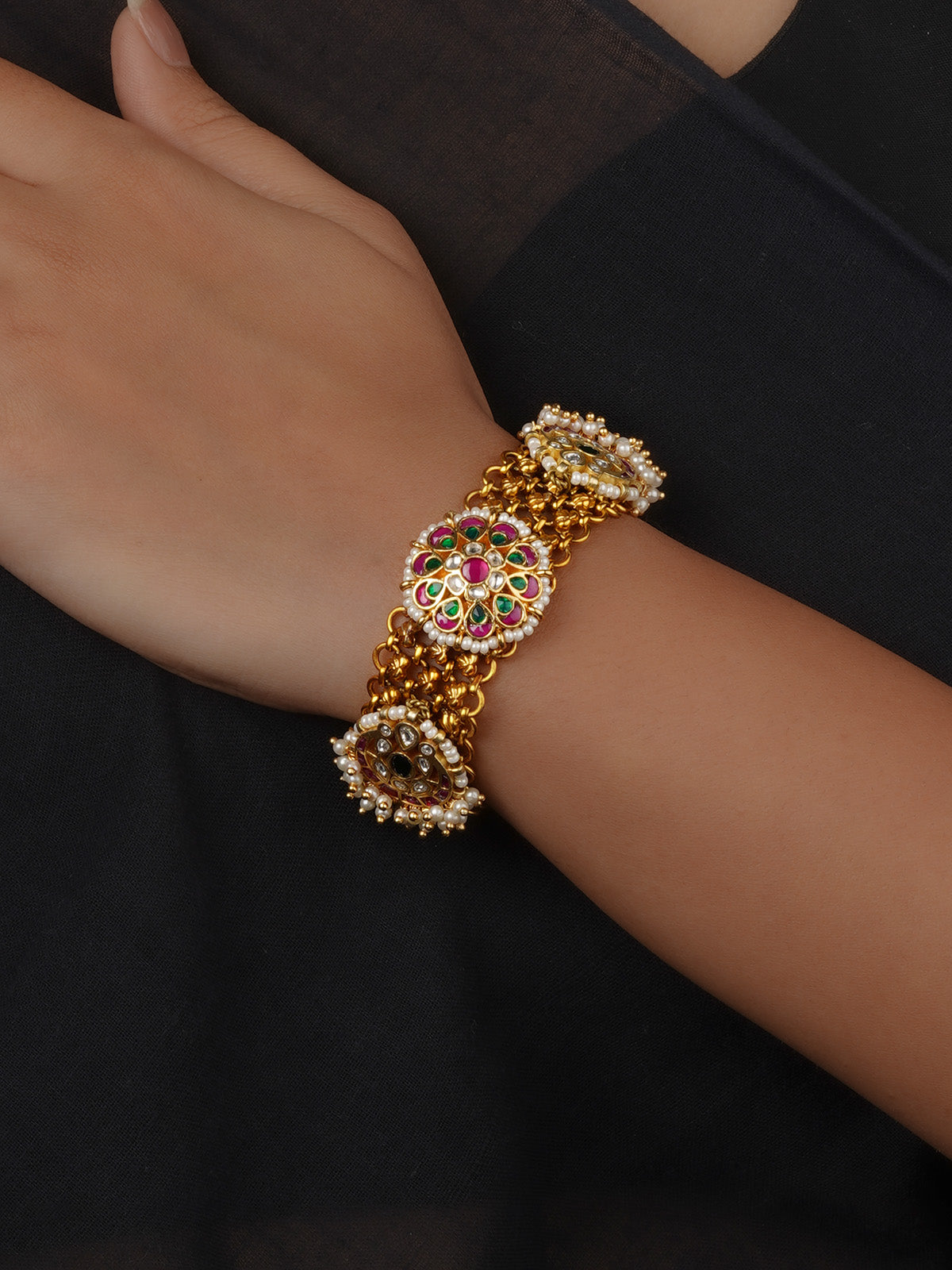 Gold Plated Mishr Bracelet (1 Piece) - MR-BRAC197