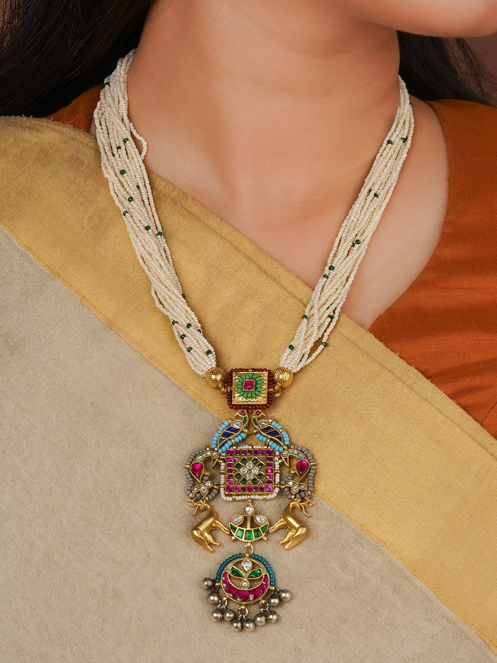 Multicolor Mishr Necklace Set - MR-S450D