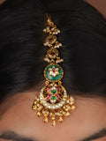 Gold Plated Jadau Kundan Maangteeka - MT559